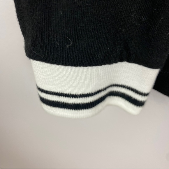 Asos Design Muscle Fit Long Sleeve T-shirt Contrast Tipping Large Black - Picture 9 of 11